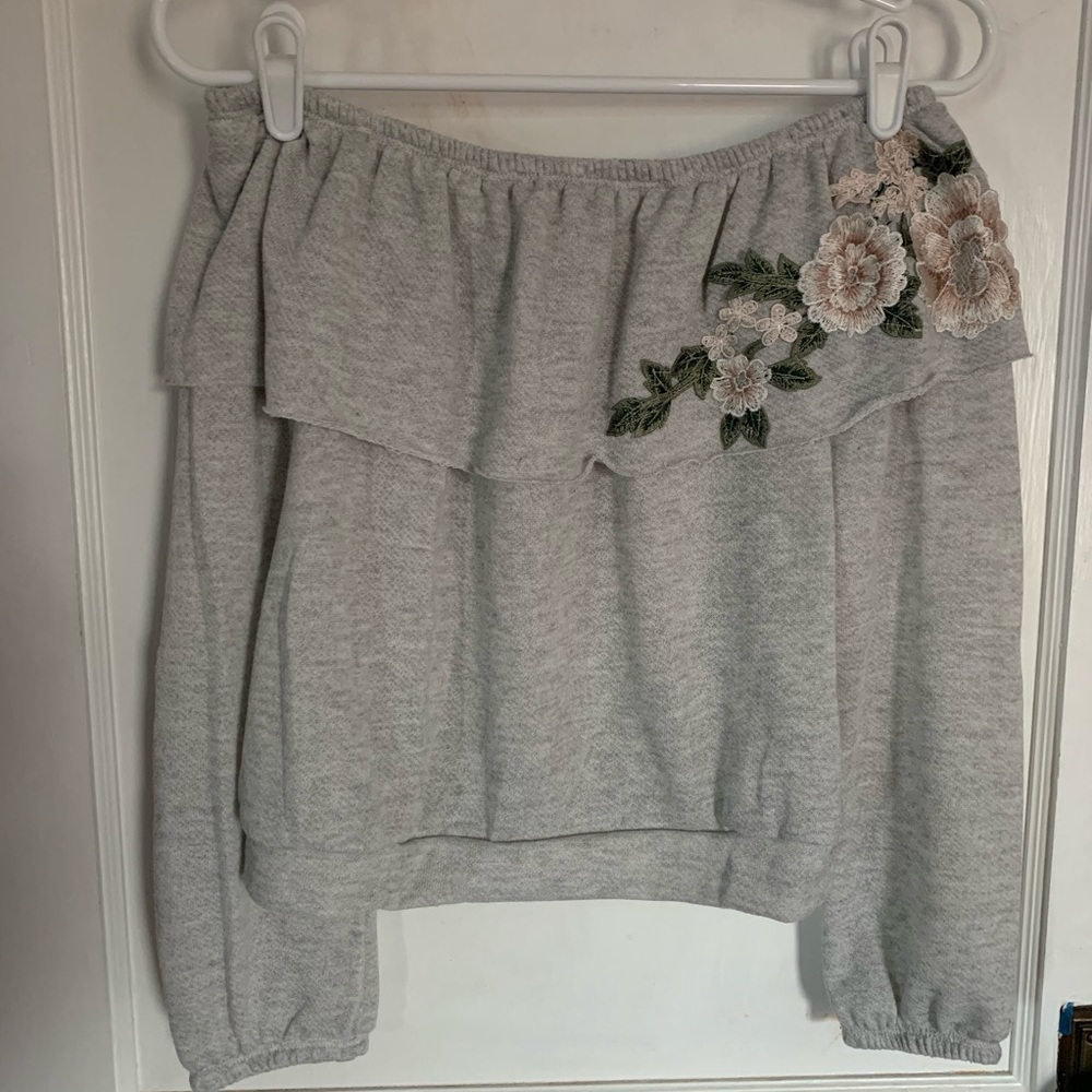 Floral sweater